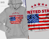 USA World Soccer Cup Hoodie USA Soccer World Champ United States Jumper World Football Cup USA Flag Patriotic Gift Hoody